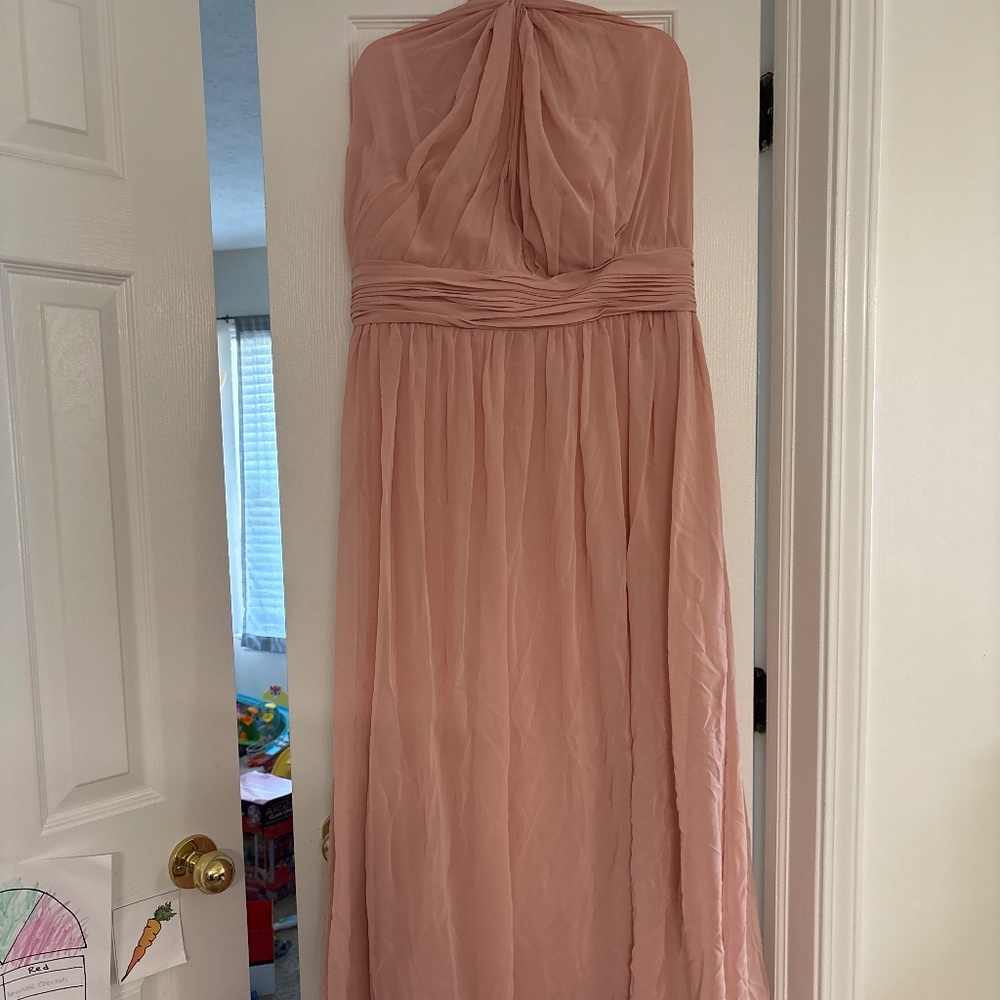Dusty Pink Bridesmaid Dress